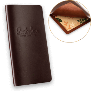 A4 Uski jelovnik sa mekanim koricama