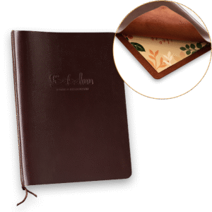 A4 Jelovnik sa mekanim koricama i trakicom po sredini