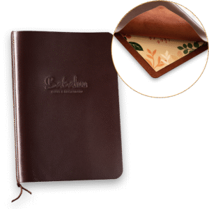 B5 Jelovnik sa mekanim koricama i trakicom po sredini