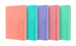 Sveska Oxford Office Signature pastel A5 kvadratići