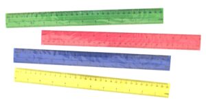 Lenjir 30cm u boji, APR101, 4 boje sortirano