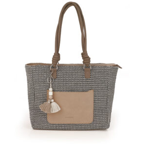 Torba na rame ženska 32x29x12 cm Dolce krem
